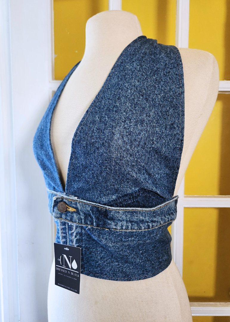 "Brooklyn" Denim Halter