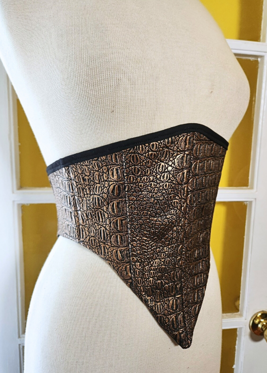 "Gator Cowgirl" Corset