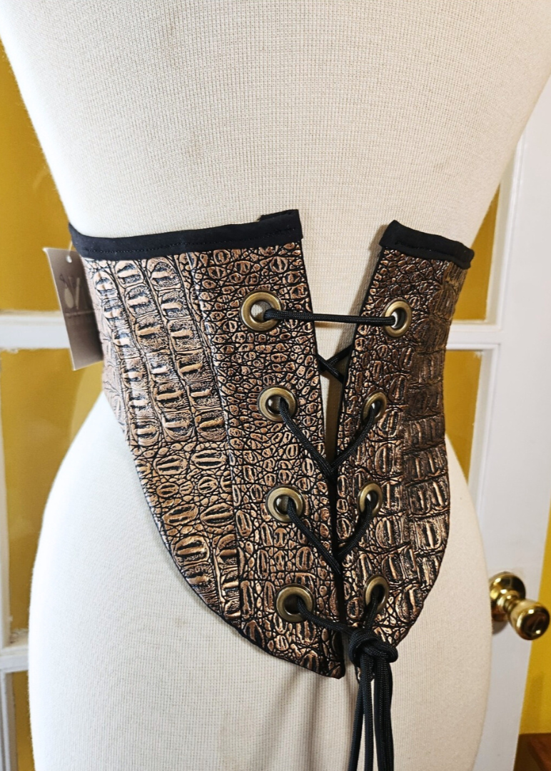 "Gator Cowgirl" Corset
