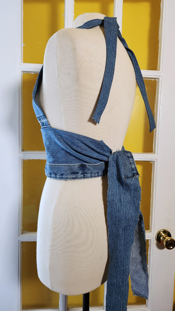 "Karla" Denim Halter