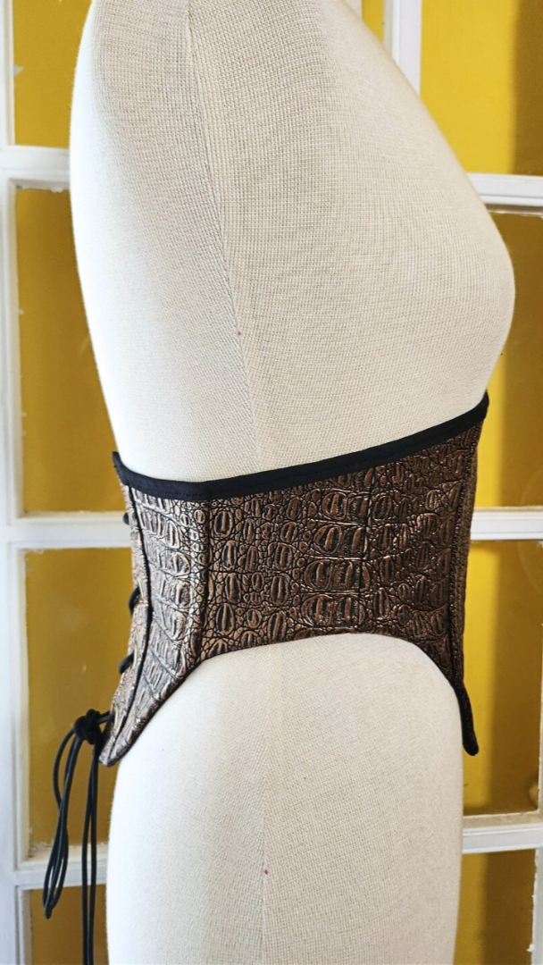 "Gator Cowgirl" Corset