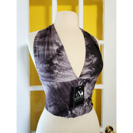 "Dark Waves" Halter Top