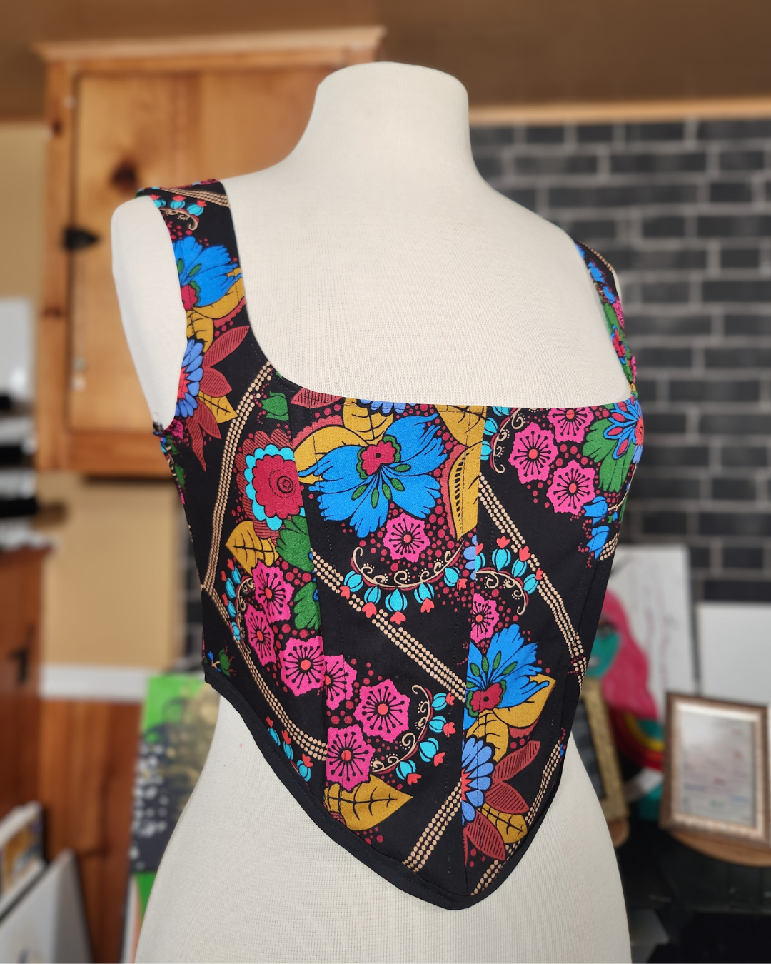 "Psychedelic" Corset