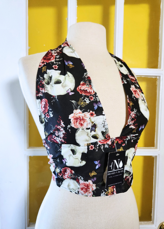 "Skull Baby" Halter Top