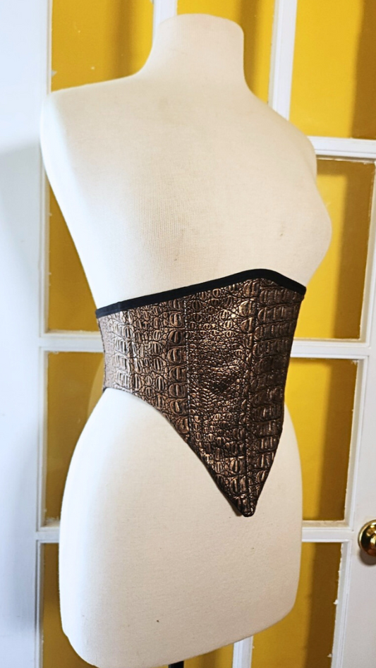 "Gator Cowgirl" Corset
