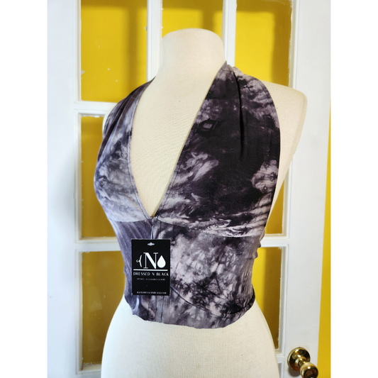 "Dark Waves" Halter Top