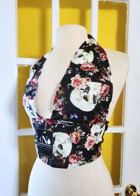 "Skull Baby" Halter Top