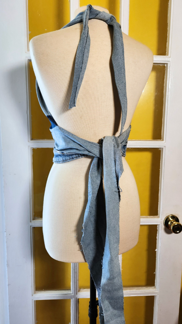 "Shaun" Denim Halter