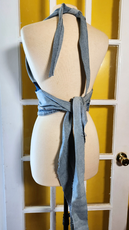 "Shaun" Denim Halter