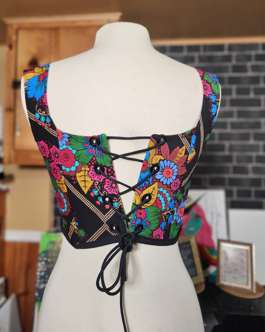 "Psychedelic" Corset