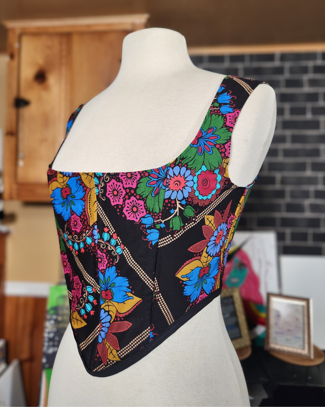 "Psychedelic" Corset
